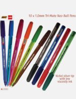طقم اقلام جاف Cello Tri-Mate Neo – 10 ألوان متنوعة - الصورة 3