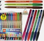 طقم اقلام جاف Cello Tri-Mate Neo – 10 ألوان متنوعة