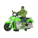 ⁦دراجة Hulk الخضراء – مع أصوات وضوء وميزة Bump & Go⁩ - الصورة ⁦4⁩
